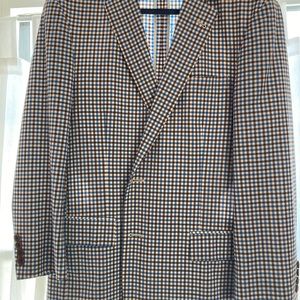 Brooks Brothers Summer Check Regent Sport Coat 42R